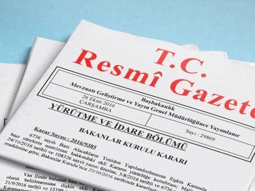 >Resmî Gazete Tercümesi